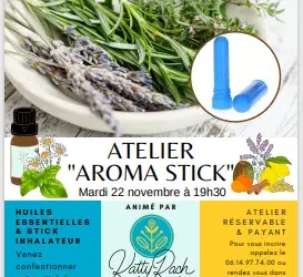 22-11-2022 Atelier Aromastick – Pharmacie Anton & Willem